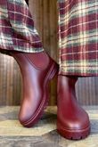Highland Rain Boot Burgundy